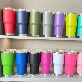 RVS Thermosbekers bedrukken met uw logo | Vanaf 25 stuk...